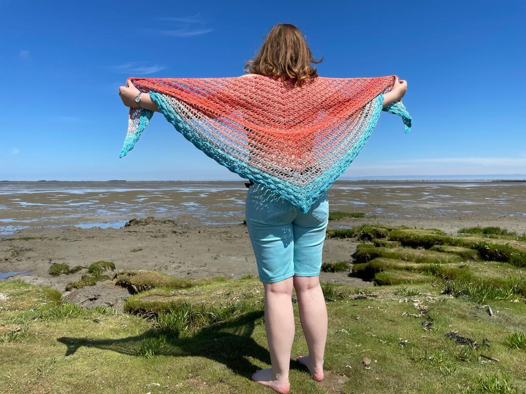 Häkelanleitung Dreieckstuch "Beach Vibes" - Bild 10