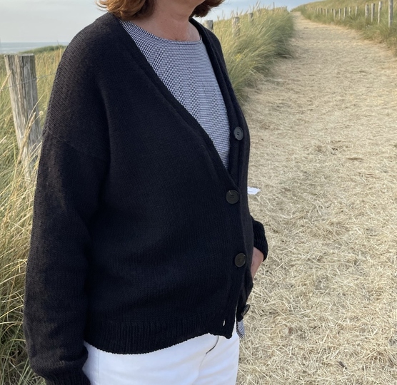 Strickjacke Smilla Strickanleitung Damen Cardigan