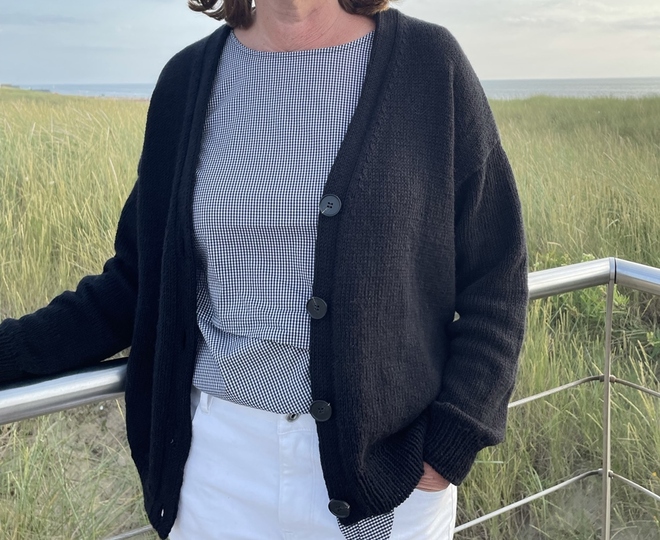 Strickjacke Smilla Strickanleitung Damen Cardigan