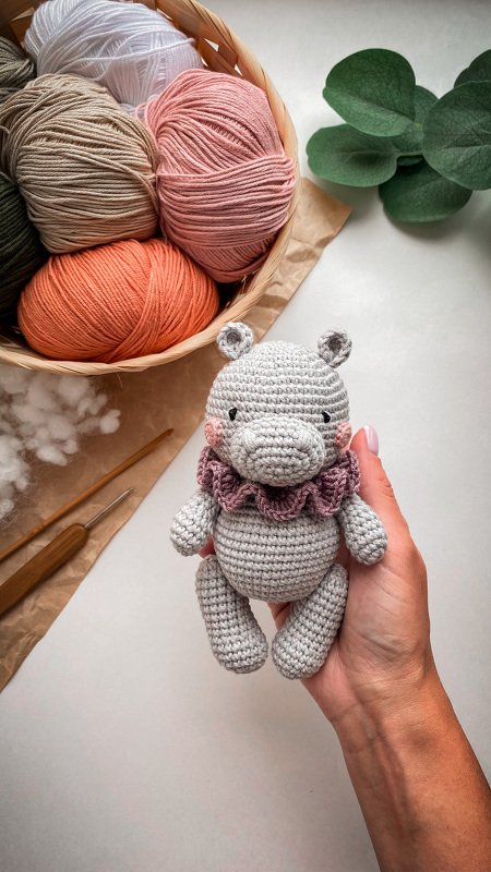 Hippopotamus amigurumi crochet pattern - Image 7
