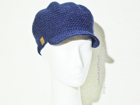 Schirmmütze häkeln, Casquette "Lieselle Anders", Cap, 55-59 cm, Unisex