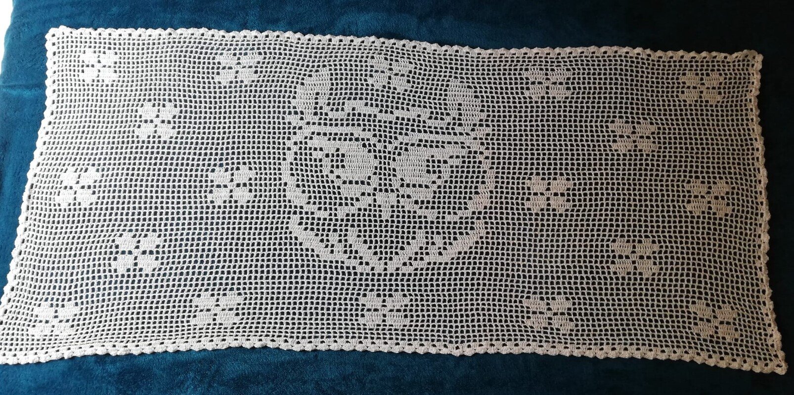 Stola / Tuch "Schneeeule", Häkelanleitung