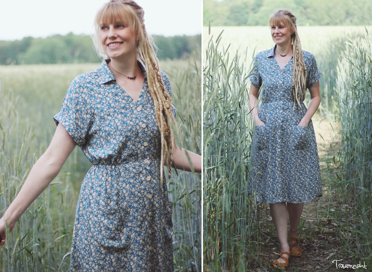 Edda Hemdblusenkleid für Damen Gr. 34-50