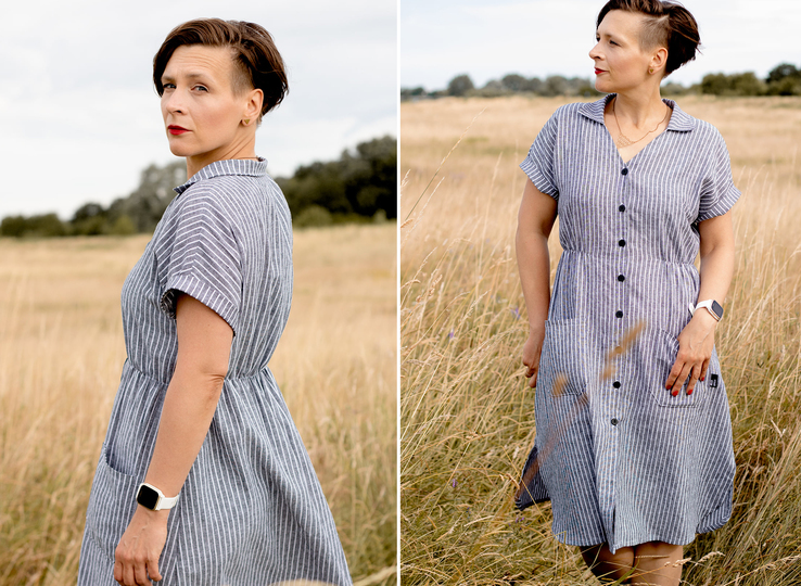 Edda Hemdblusenkleid für Damen Gr. 34-50