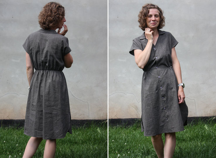 Edda Hemdblusenkleid für Damen Gr. 34-50