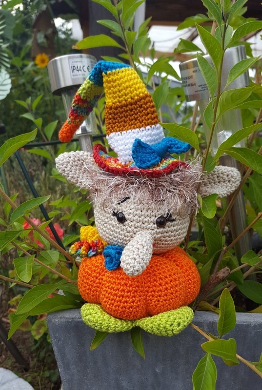 Kürbistrolle Häkelanleitung - Bild 5