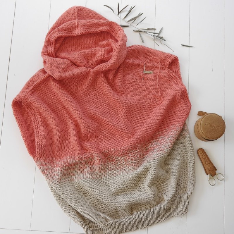 Knitted Hoody ALEX - sleeveless - unisex - No.249E - Image 3