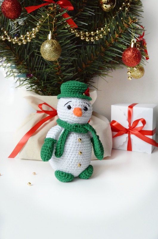 Crochet snowman amigurumi pattern - Image 8