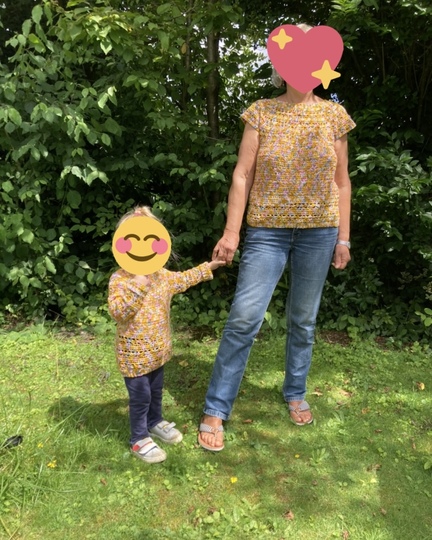 Häkelanleitung für den Pullover und das Sommer Shirt Unicorn