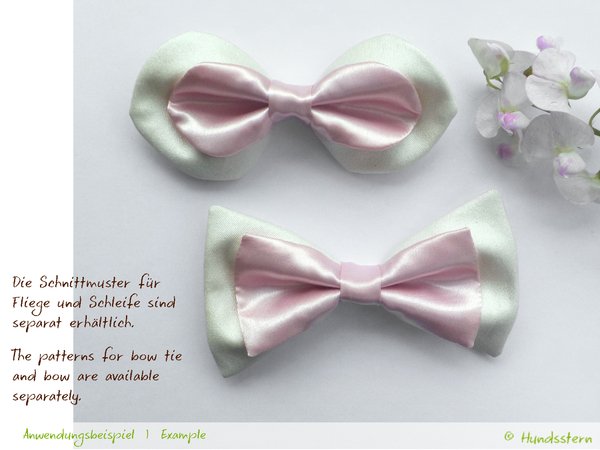 BRIDA Bow for Dog Collar in 4 sizes Sewing Pattern