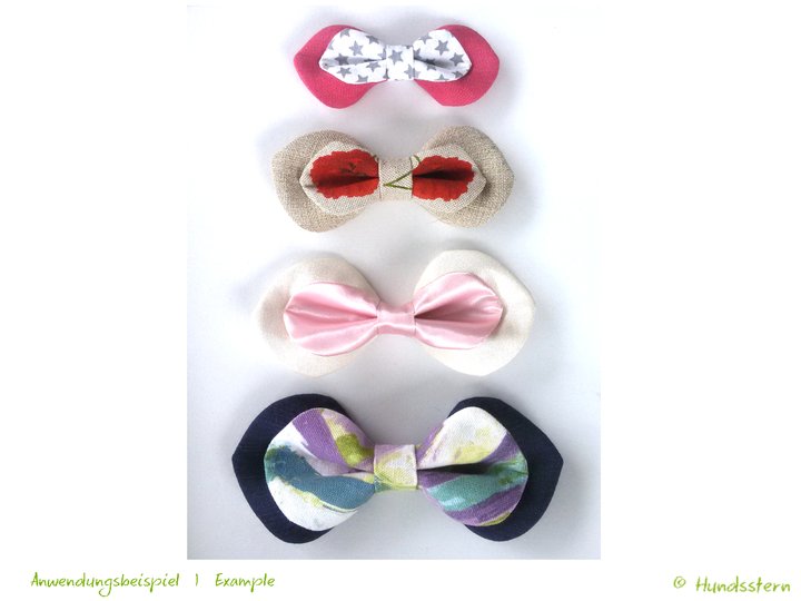 BRIDA Schleife für Hunde 4 Gr. Nähanleitung+Schnitt