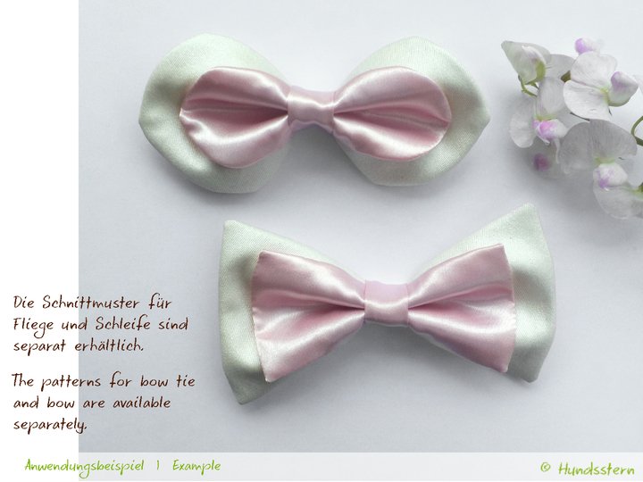 BRIDA Schleife für Hunde 4 Gr. Nähanleitung+Schnitt