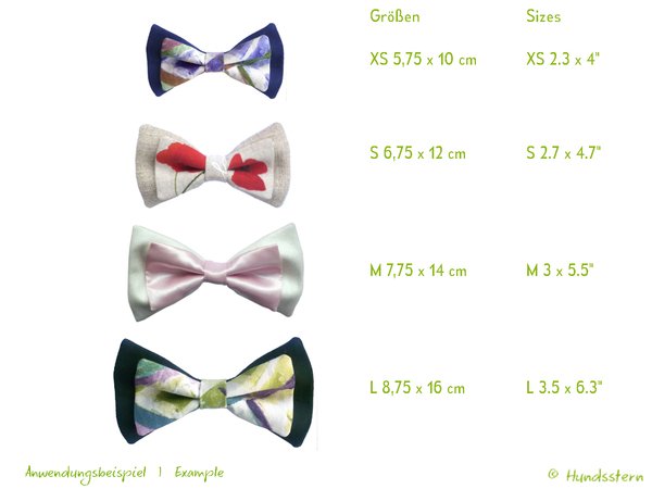 BRENDAN Bow Tie for dogs in 4 sizes Sewing Pattern