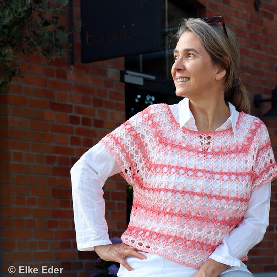 Top, Shirt, Croptop, Netzshirt "Emily" - Häkelanleitung RVO