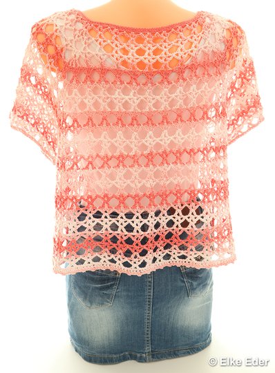 Top, Shirt, Croptop, Netzshirt "Emily" - Häkelanleitung RVO