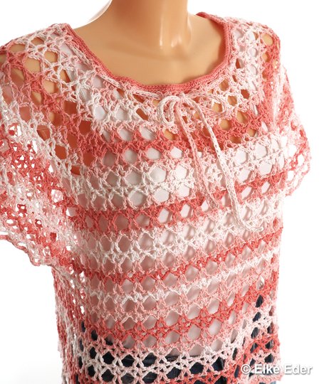Top, Shirt, Croptop, Netzshirt "Emily" - Häkelanleitung RVO