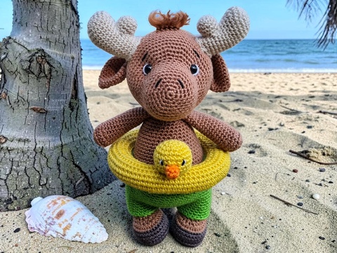 Anleitung Elch Ronny Amigurumi