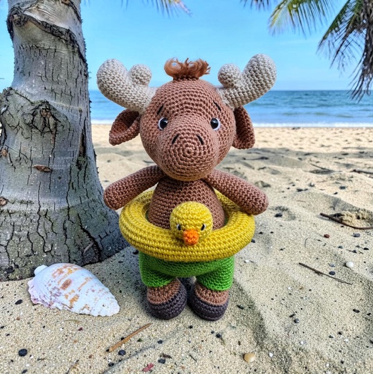 Anleitung Elch Ronny Amigurumi