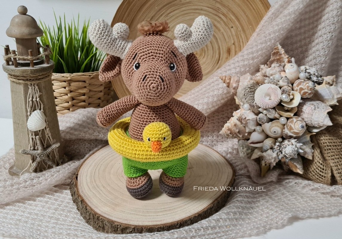 Anleitung Elch Ronny Amigurumi - Bild 2