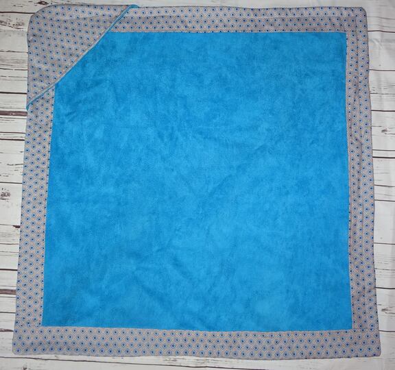 Baby Kapuzendecke nähen E-Book Decke für Babys