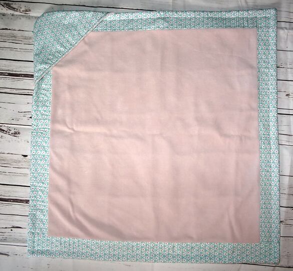 Baby Kapuzendecke nähen E-Book Decke für Babys