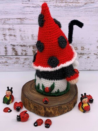 Crochet Pattern Ladybug Gnome