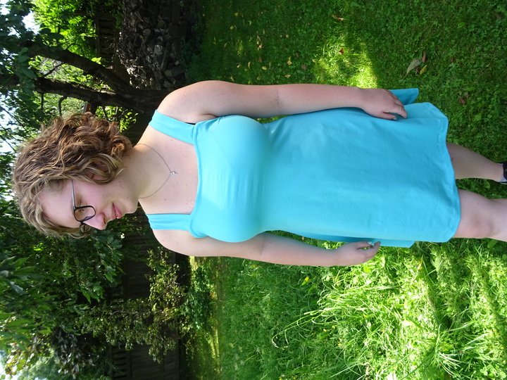 Kleid Anni in 5 Längen nähen mit Schnittmuster in Gr. 34 - 48 Trägerkleid