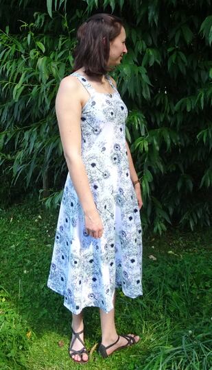 Kleid Anni in 5 Längen nähen mit Schnittmuster in Gr. 34 - 48 Trägerkleid