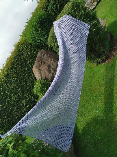 Häkelanleitung Stola Sömmerwinden luftig leichter Schal