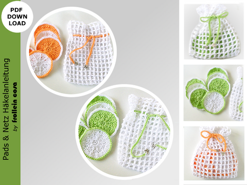 Abschminkpads & Netz Häkelanleitung
