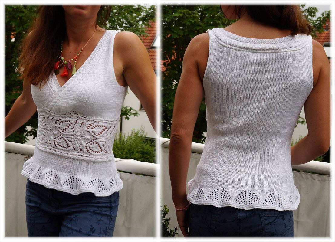 Stricktop in Wickeloptik