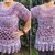 Tunika mit Rundpasse einfach „ Mumi-Mustermix “ gehäkelt / gestrickt