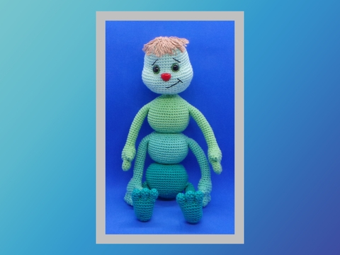 Häkelanleitung Raupe Rudi