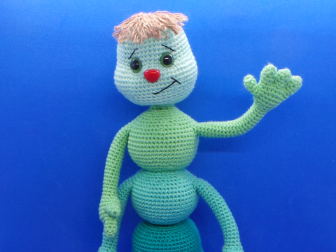 Häkelanleitung Raupe Rudi