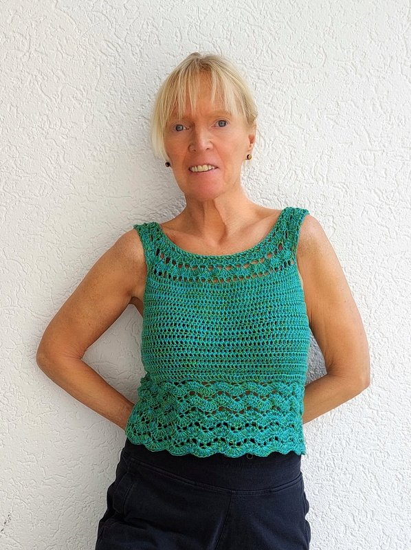 Trägershirt, Top, "Liebelei" häkeln, alle Größen - Bild 6