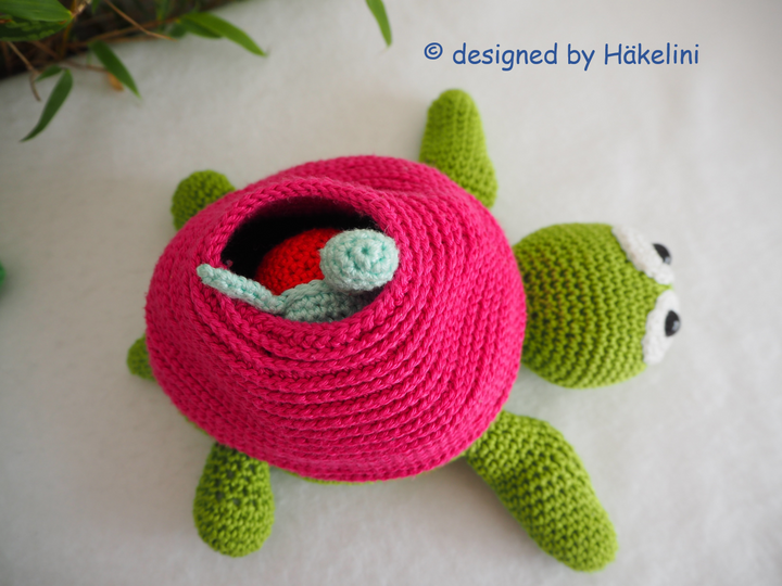 Steckspiel Schildi Schildkröte – Häkelanleitung von Häkelini