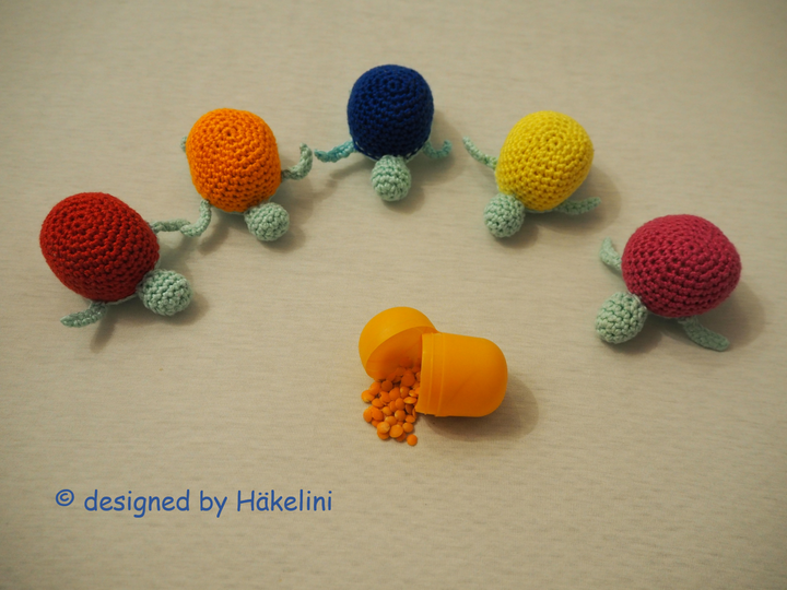 Steckspiel Schildi Schildkröte – Häkelanleitung von Häkelini