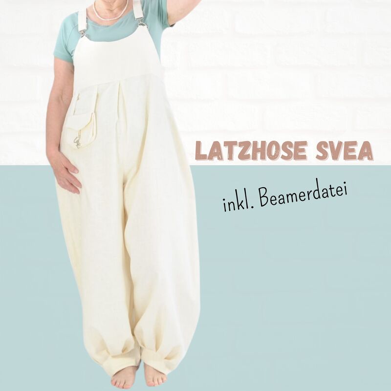 Latzhose Sveja Gr. 34-46 Schnittmuster und Nähanleitung
