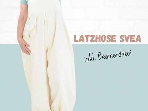 Latzhose Sveja Gr. 34-46 Schnittmuster und Nähanleitung