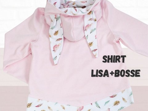 Kinderhoodie Lisa und Bosse Gr. 68-140 Schnittmuster