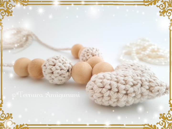 Häkelanleitung Herz Halskette