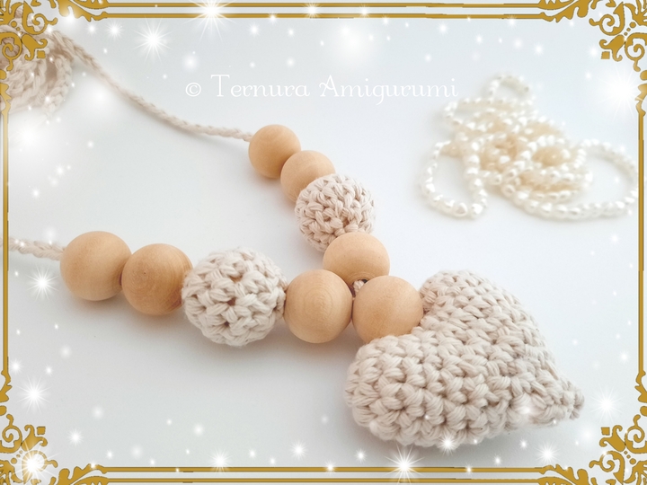 Häkelanleitung Herz Halskette