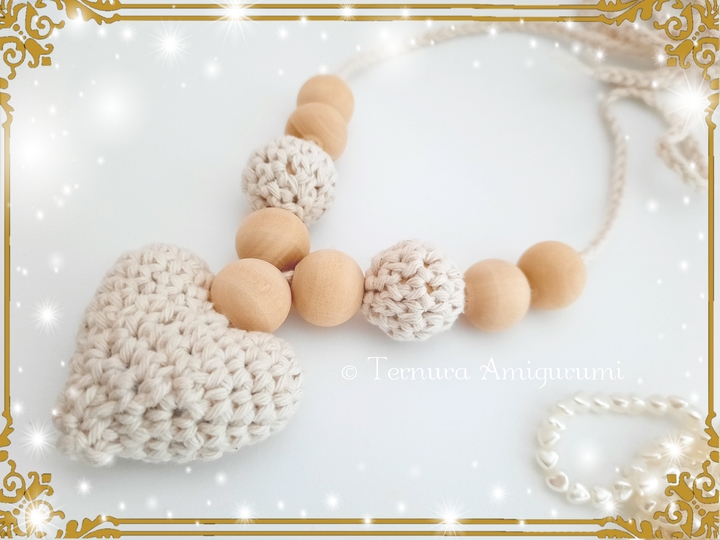 Häkelanleitung Herz Halskette