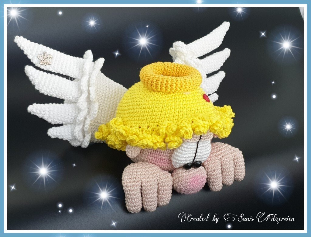 Häkelanleitung Kantengucker Schutzengelchen - Bild 2