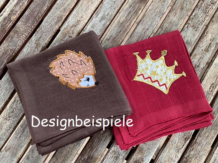 Stickdateien Applikationen1 für den 10x10 Rahmen