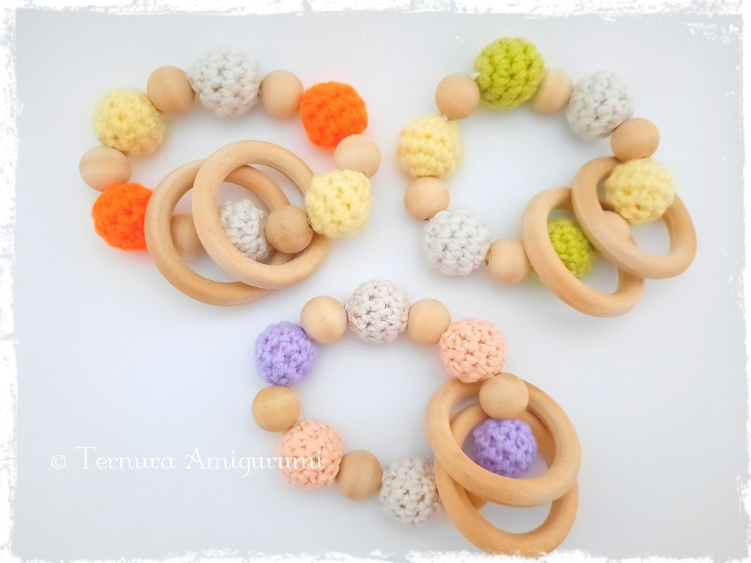 Crochet pattern Teething Ring and Rattle - Image 3