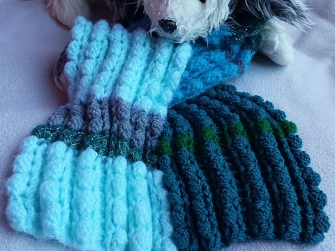 Anleitung Kinderschal "Eiskonfekt"