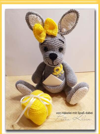 Häkelanleitung / Amigurumi / Skippy das Känguru