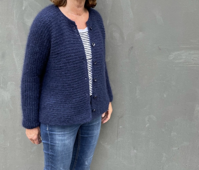 Strickjacke  N I K I T A  Strickanleitung Damen Cardigan