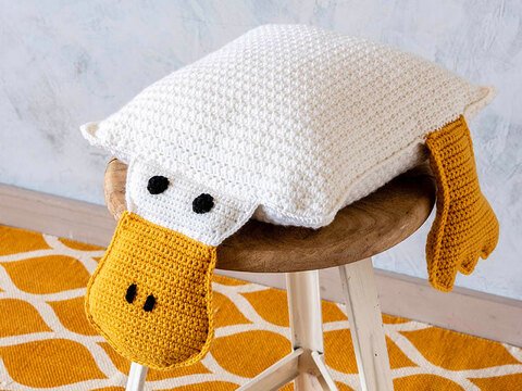 Lustige Tierkissen: Emma Ente